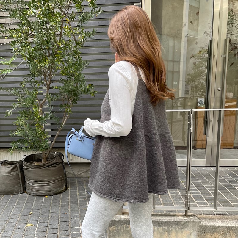 Knit camisole (gray) | K