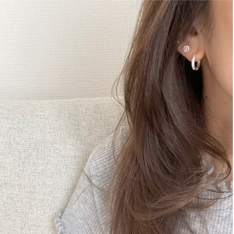 【silver925】Zirconia pierce