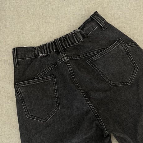 Taperd stretch soft denim(Gray)