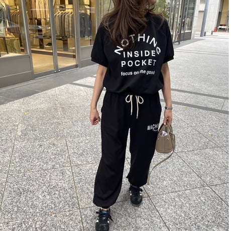 Logo sweat setup(Black)