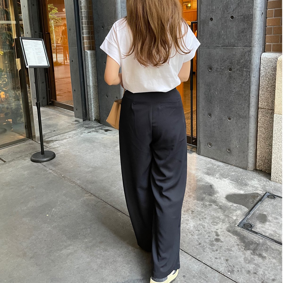 パンツ MELTTHELADY layered wide pants Layered wide pants(Navy) | K