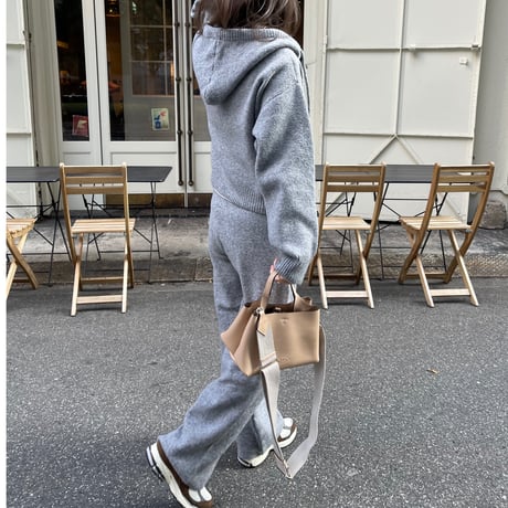Knit foodie setup(Dark gray)