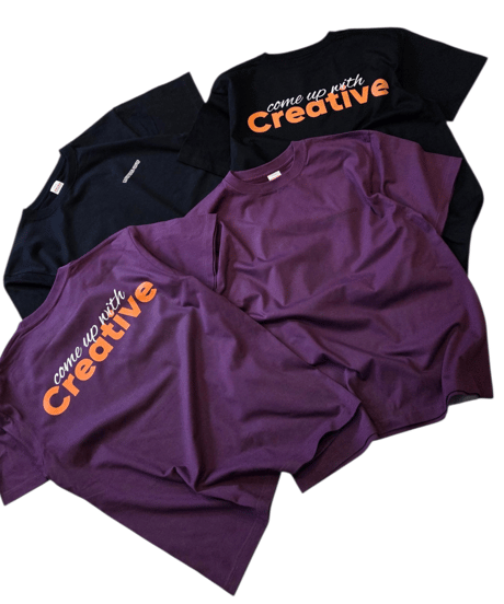 Creative T-shirt ブラック