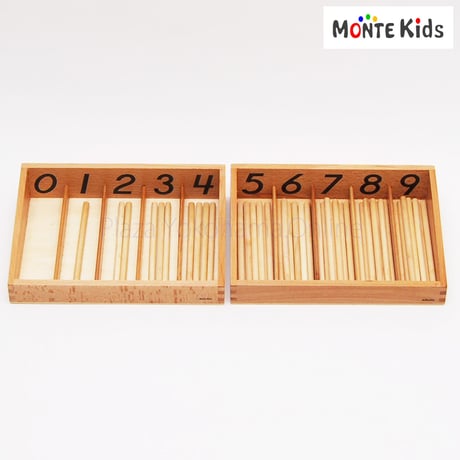 【MONTE Kids】MK-045　　 45本の棒と箱　大  ≪OUTLET≫