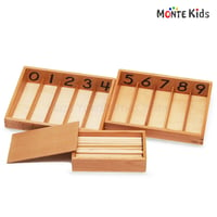 【MONTE Kids】MK-045　　 45本の棒と箱　大　教材用
