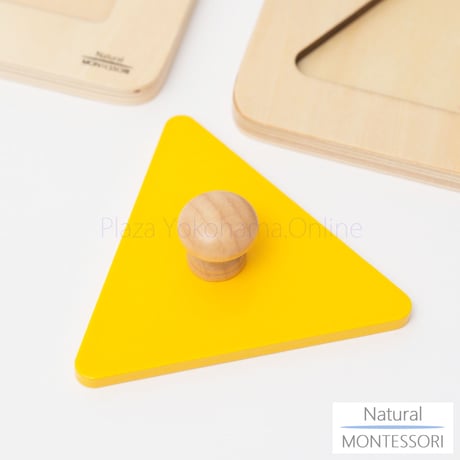 【Natural MONTESSORI】NM-B001　はめ込みパズルA（4枚セット）  ≪OUTLET≫
