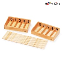 【MONTE Kids】MK-005　　45本の棒と箱　小