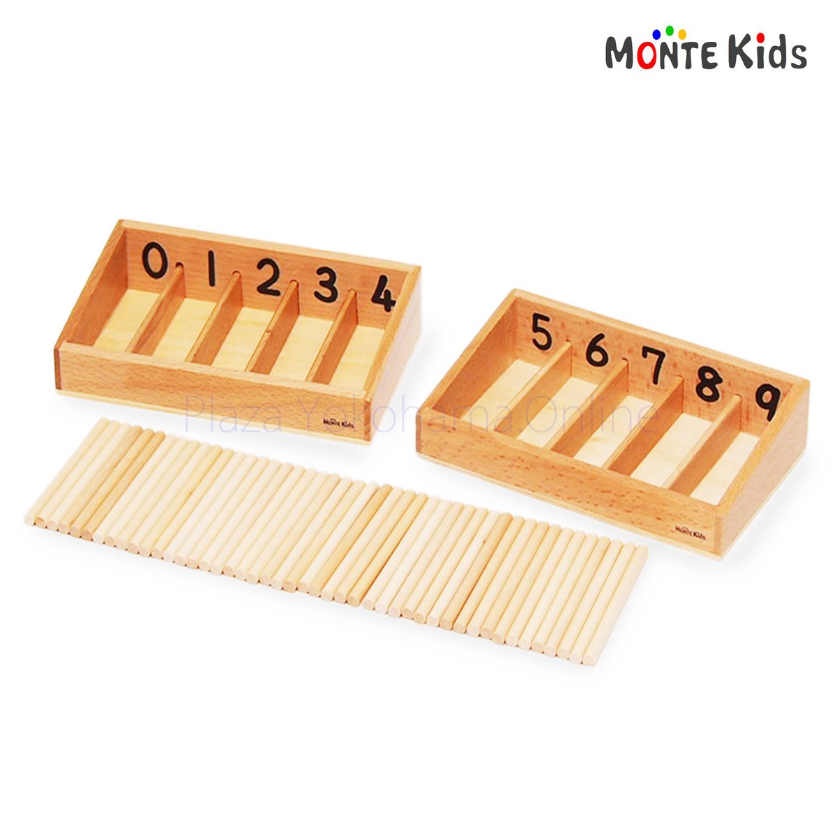 MONTE Kids】MK-005 45本の棒と箱 小 | モンテッソーリ教具や MONTE Kids】MK-005 45本の棒と箱 小 | モンテッソーリ教具や