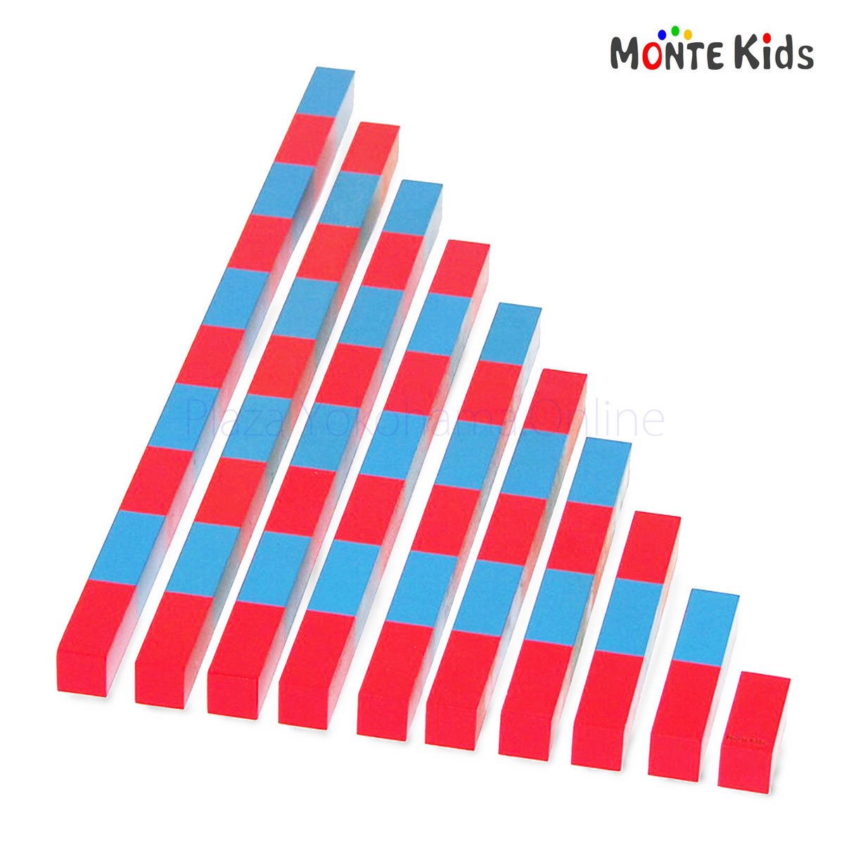 MONTE Kids】MK-032 算数棒 大 ≪OUTLET≫ | モンテッソーリ教具