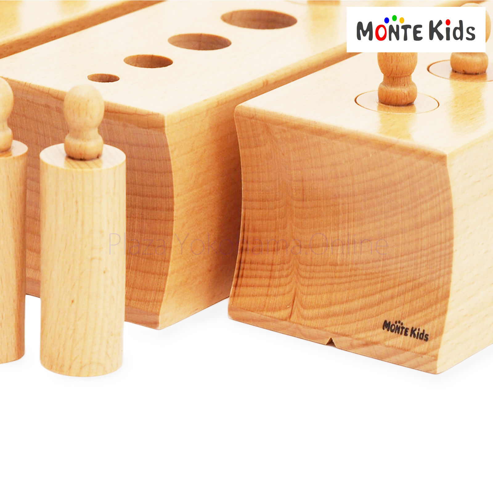 MONTE Kids】MK-026 シリンダー 円柱さし 大 | モンテッソーリ教具や