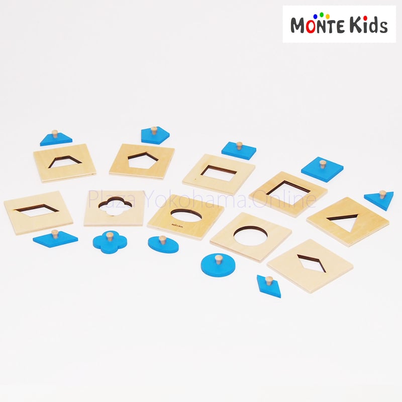 MONTE Kids】MK-007 幾何学パズル ミニサイズ | モンテッソーリ教具や