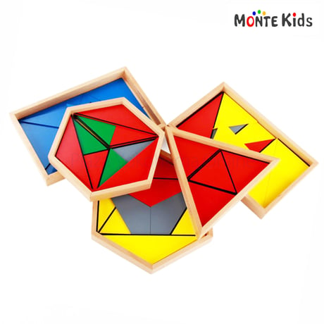 【MONTE Kids】MK-034　　構成三角形 5箱セット