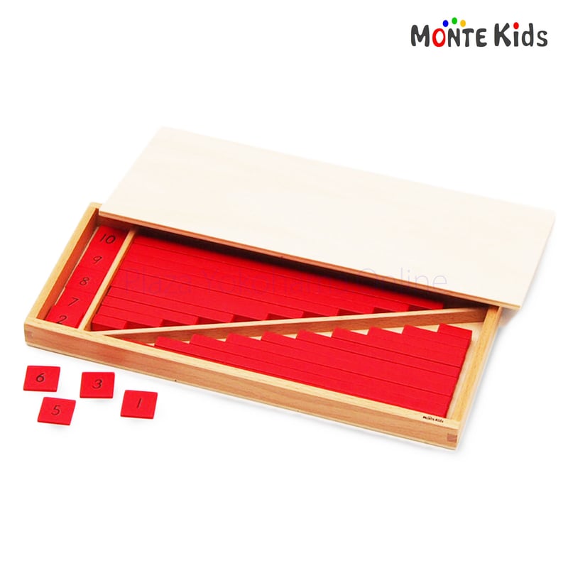 MONTE Kids】MK-023 赤い棒ミニ 2セット ≪OUTLET≫ | モンテッソ
