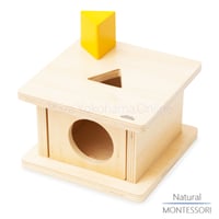 【Natural MONTESSORI】NM-B009　三角柱落とし ≪OUTLET≫