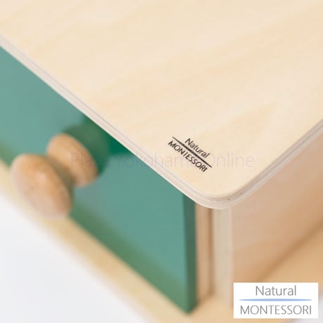 【Natural MONTESSORI】NM-B007　引き出し付き玉入れ