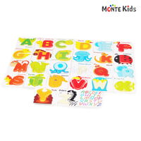 【MONTE Kids】MK-018 　　動物アルファベットパズル ≪OUTLET≫