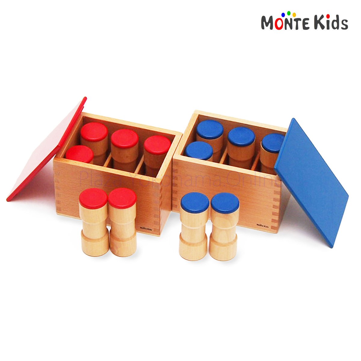 MONTE Kids】MK-043 雑音筒 ≪OUTLET≫ | モンテッソーリ教具や教