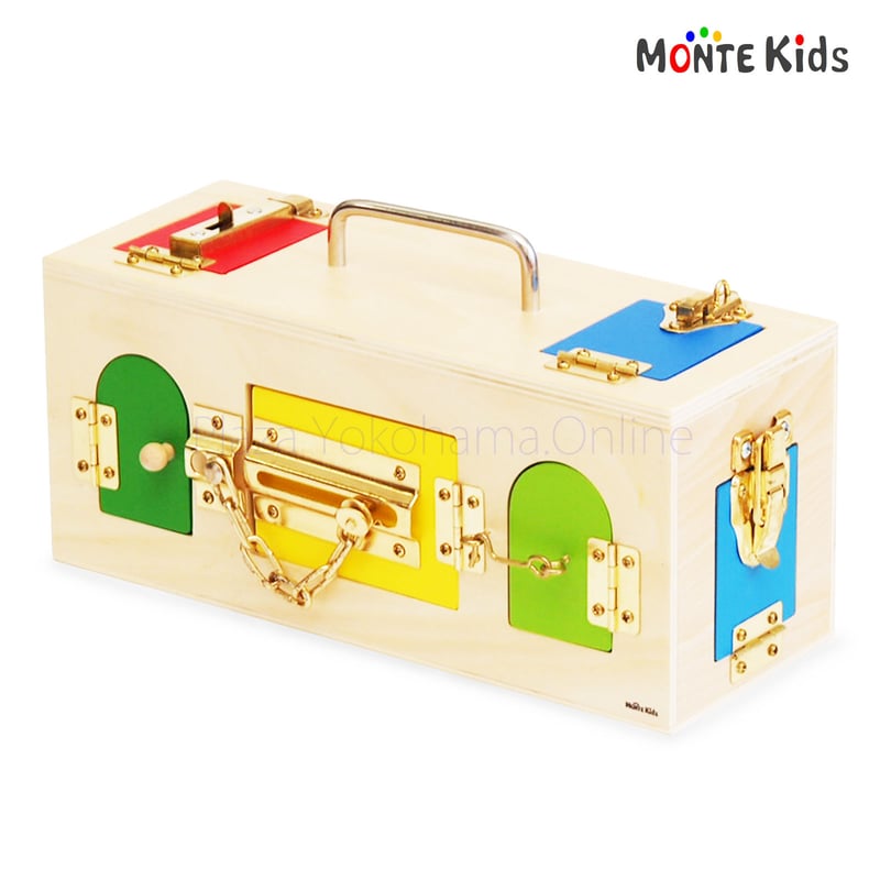 MONTE Kids】MK-086 かぎ箱 | モンテッソーリ教具や教材、知育玩具のお