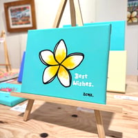 【原画】Plumeria Aqua / F0号(180×140mm)