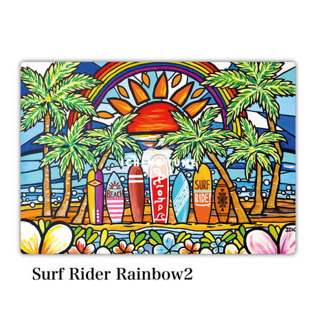 Mac Book カバー 〝Surf Rider Rainbow2〟
