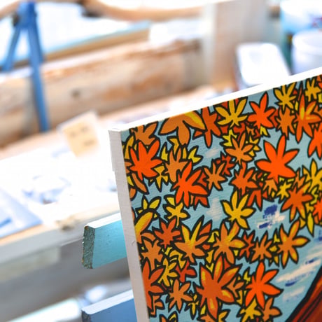木張りキャンバスプリント/Artist Proof F10号 “The Story Of FUJIYAMA”