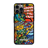 iPhone ガラスハードケース ラウンド型 Hula