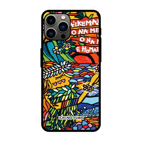 iPhone ガラスハードケース ラウンド型 Hula
