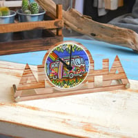 【数量限定】ALOHA オリジナル置き時計 “Wagen Bus Trip”