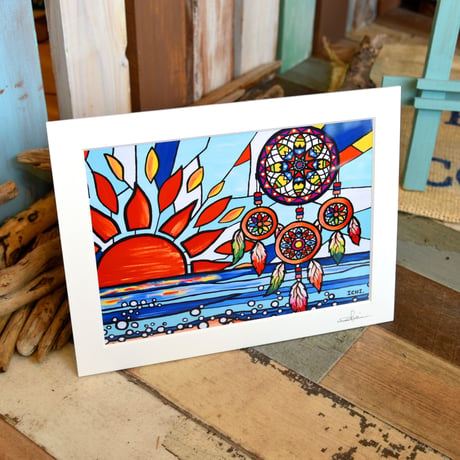 A4 ArtPrint マットフレーム “Catch Your Dream”