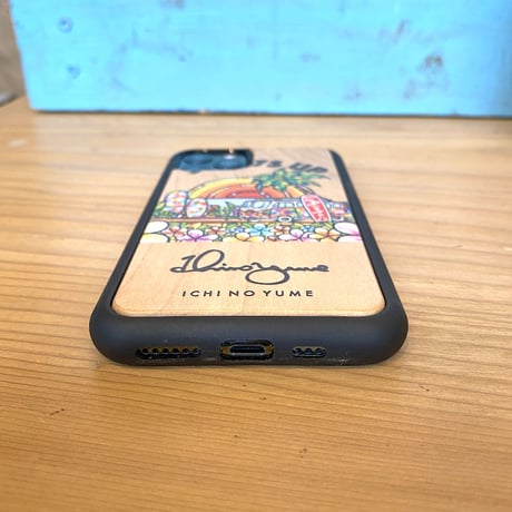 iPhoneシリーズ   対応  ウッドケース〝SURF7S UP〟