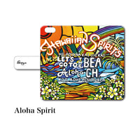 iPhoneシリーズ対応 手帳型カバー “Aloha Spirit”