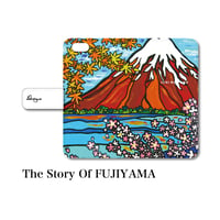 iPhoneシリーズ対応 手帳型カバー “The Story Of FUJIYAMA”