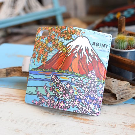 全スマホ対応 マルチタイプ手帳型カバー “The Story Of FUJIYAMA”