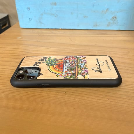 iPhoneシリーズ   対応  ウッドケース〝SURF7S UP〟