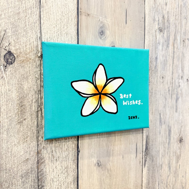 原画】Plumeria Blue / F0号(180×140mm) | ICHI NO YU