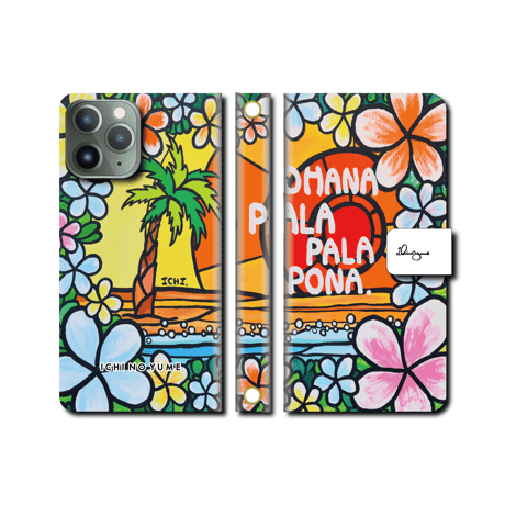 iPhoneシリーズ対応 手帳型カバー “Pala Pala Pona”