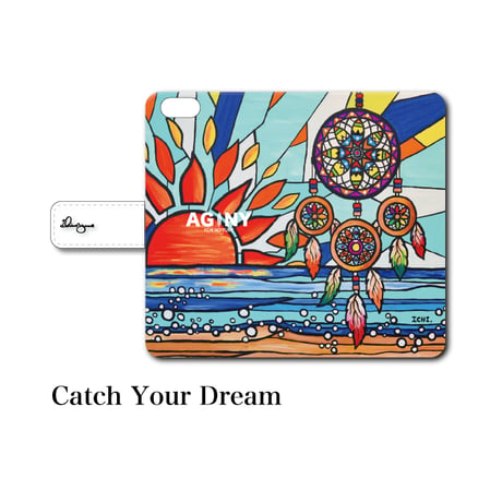 全スマホ対応 マルチタイプ手帳型カバー “Catch Your Dream”