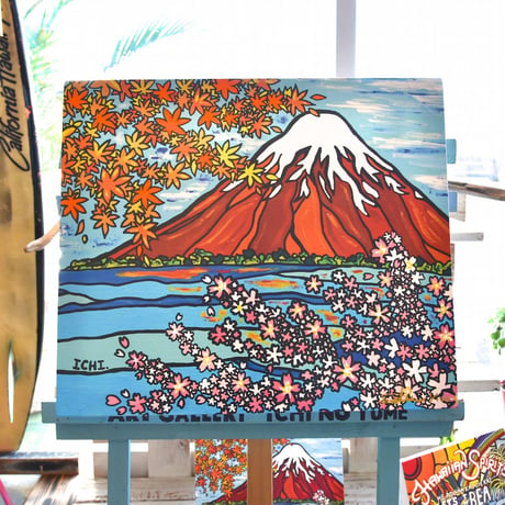 木張りキャンバスプリント/Artist Proof F10号 “The Story Of FUJIYAMA”
