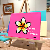 【原画】Plumeria Pink / F0号(180×140mm)