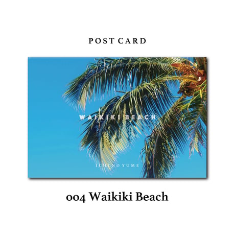 オリジナル  Photograph ポストカード  5枚セット MAHALO