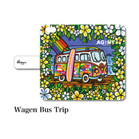 全スマホ対応 マルチタイプ手帳型カバー “Wagen Bus Trip”