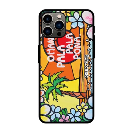 iPhone ガラスハードケース ラウンド型 Pala