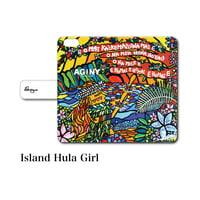 全スマホ対応 マルチタイプ手帳型カバー “Island Hula Girl”