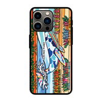 iPhone ガラスハードケース ラウンド型 Ocean