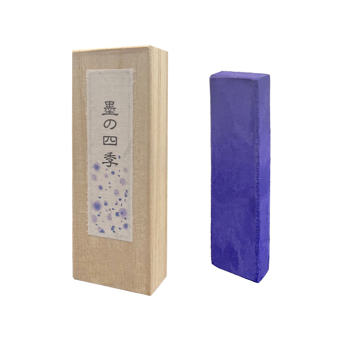 雪*様 墨 鈴鹿墨 墨の四季 ゆき 1.0丁型 | 上杉文林堂