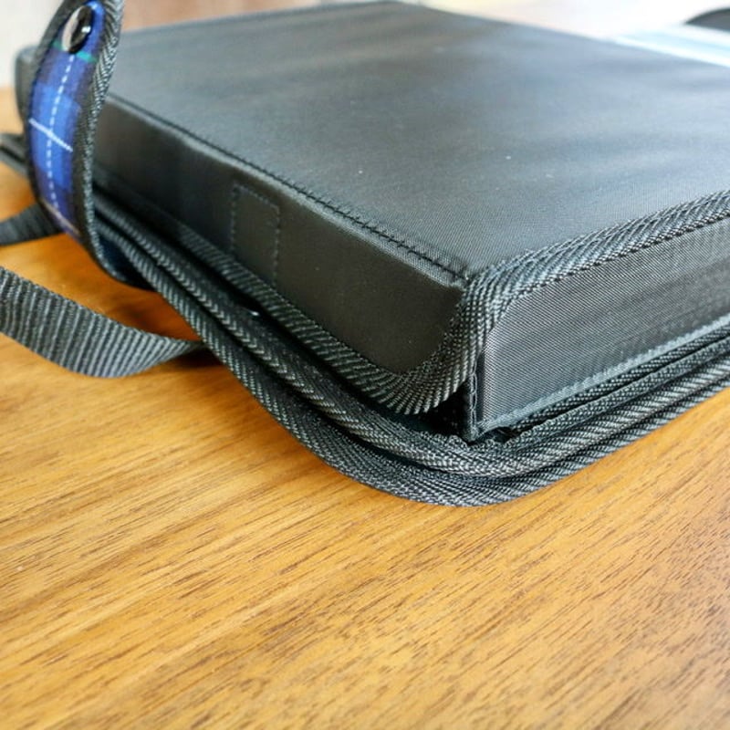 尺八 晴邦作 竹製 6穴 本体 2点セット ケース付 書道セットGA-570S 黒 (GA570-12)