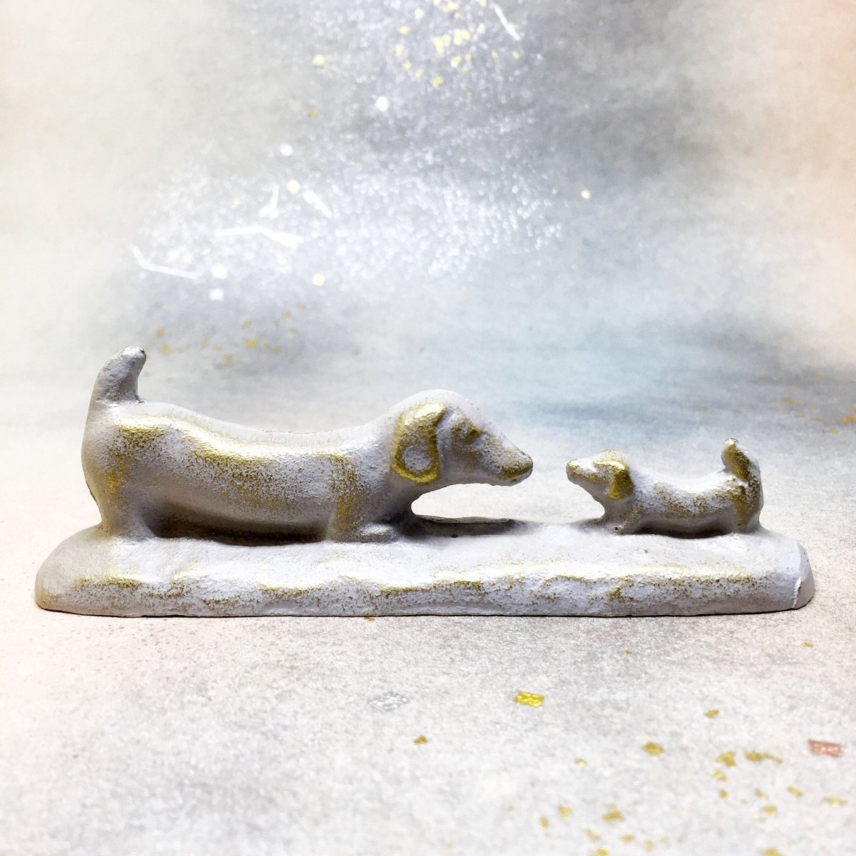 1286 ブルドック 文鎮 ペン置き　鉄　金属製 1286 ブルドック 文鎮 ペン置き 鉄 金属製 南部鉄器 ＞ 南部鉄灰皿