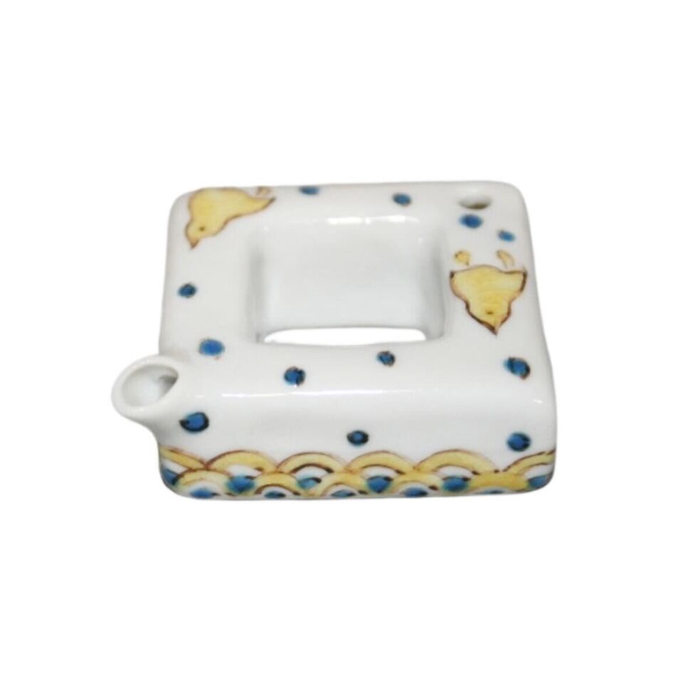 九谷焼 千鳥文様四角型ミニ水滴 | 上杉文林堂