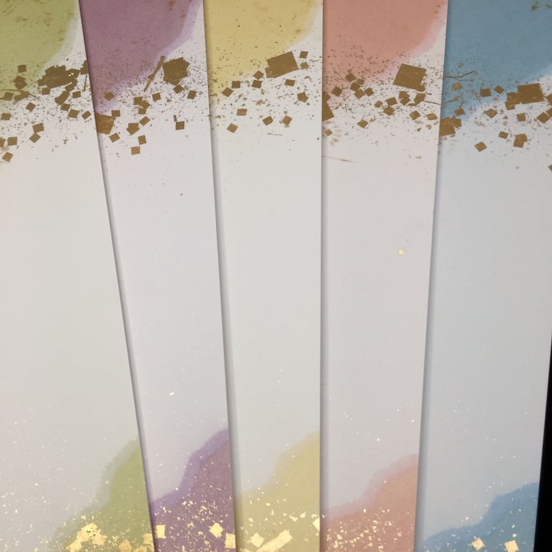 唄用短冊5色×各1枚（5枚セット）№611 | 上杉文林堂