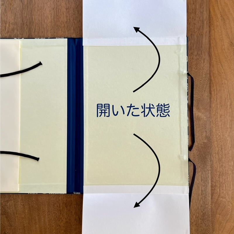 紙ばさみ 藍染 | 上杉文林堂